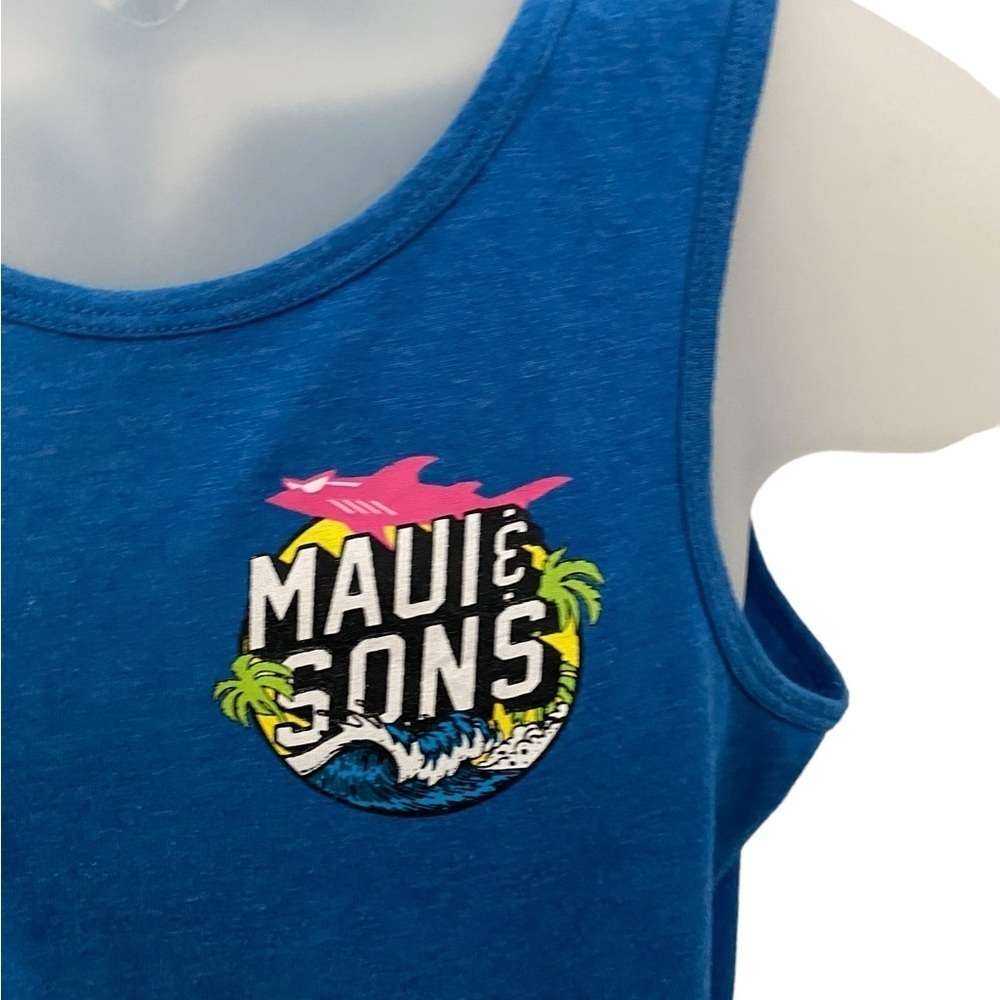 MAUI and SONS Logo Tank Top Women L Large - Picture 3 of 6